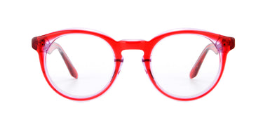 Women Vista Eyeglasses: Kerr -Red - SpaceSMART Eye Clinic (Front View)